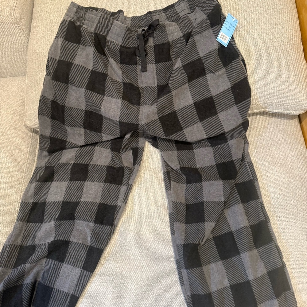Checkered Black and Gray Men's Joggers